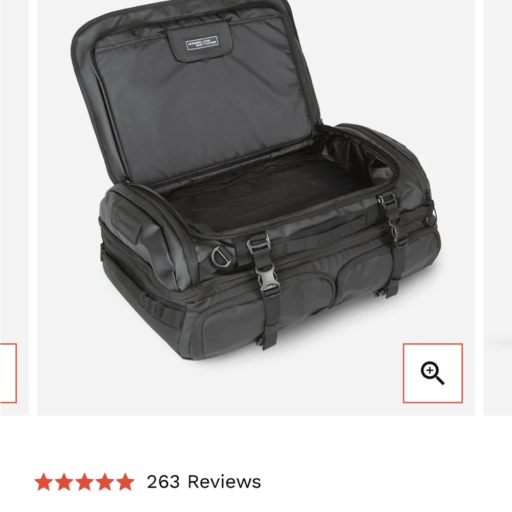 Wandrd-Hedax Access duffle backpack